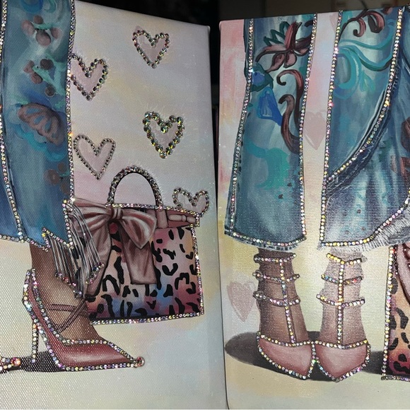 Glam Mixed Media Canavas - Picture 4 of 4